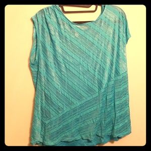 Sheer top with cami liner